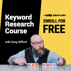 SEMrush Keyword Research Course